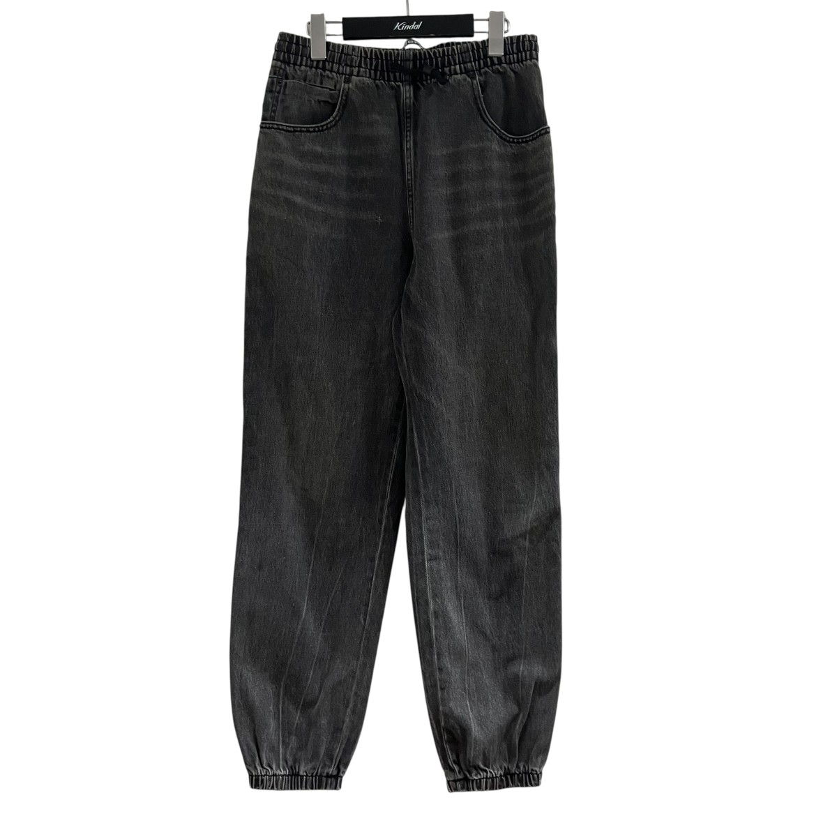【中古】ALEXANDER WANG テープロゴデニムパンツ インディゴ 大きさ：XS 【040626】（アレキサンダーワン）