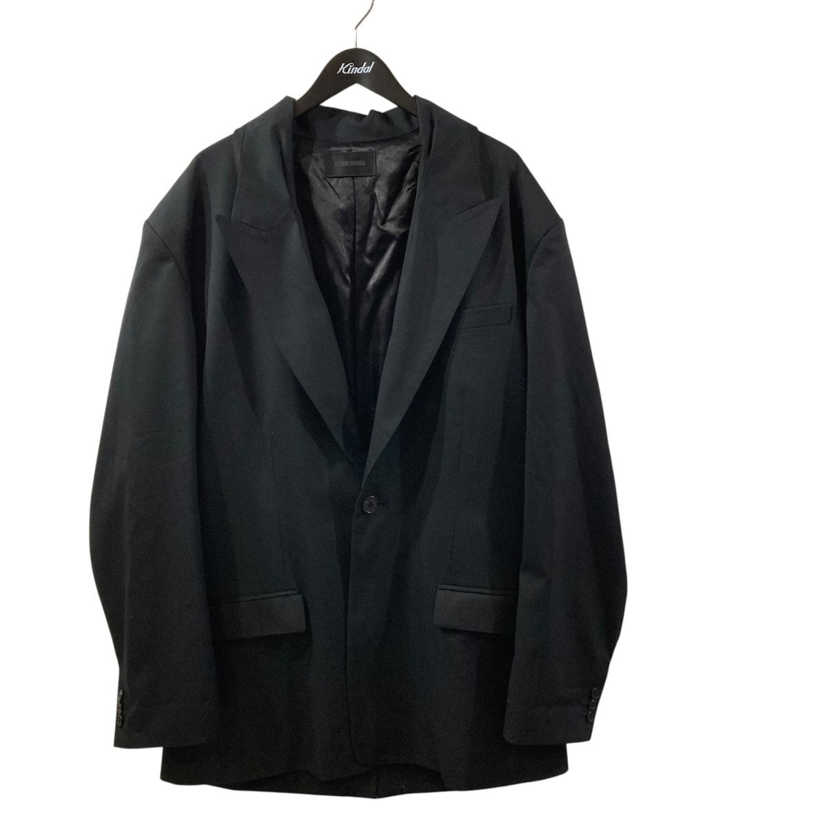【中古】KEISUKEYOSHIDA 26SS WILTED COLLAR TAILOR テーラードジャケット KYB61FD035 黒いこと 大きさ：M 【040626】（ケイスケヨシダ）
