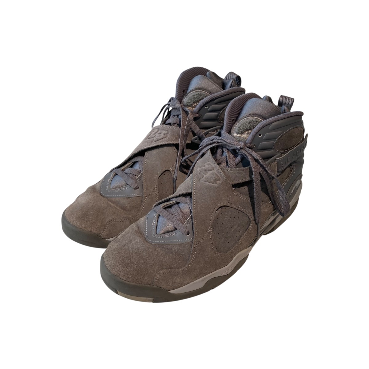 【中古】NIKE Air Jordan 8 Retro Cool Grey ハイカットスニーカー 305381-014 薄墨色 大きさ：30 【040626】（ナイキ）