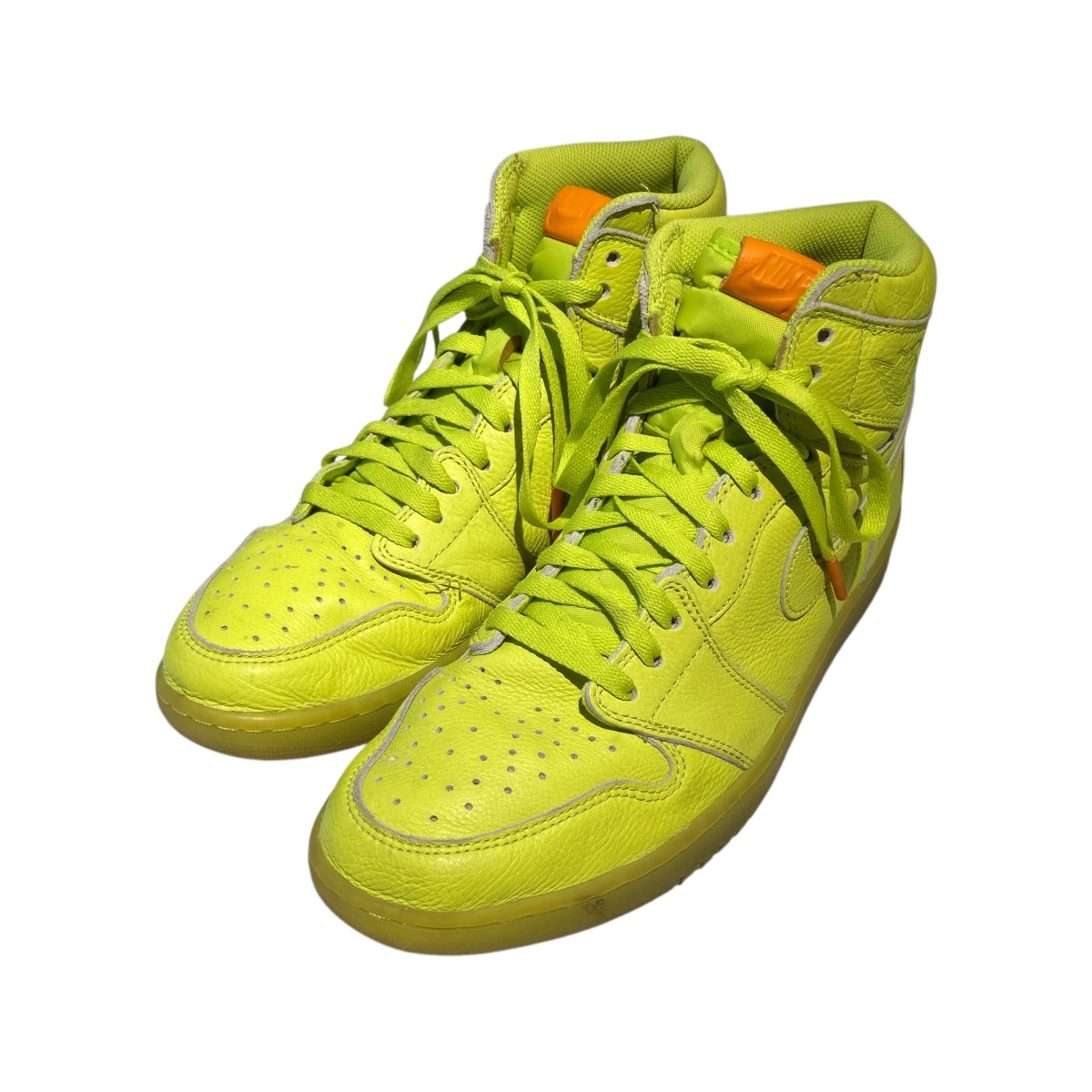 【中古】NIKE Air Jordan 1 Retro High Gatorade Cyber ハイカットスニーカー AJ5997-345 黄色 大いさ：29 【040626】（ナイキ）