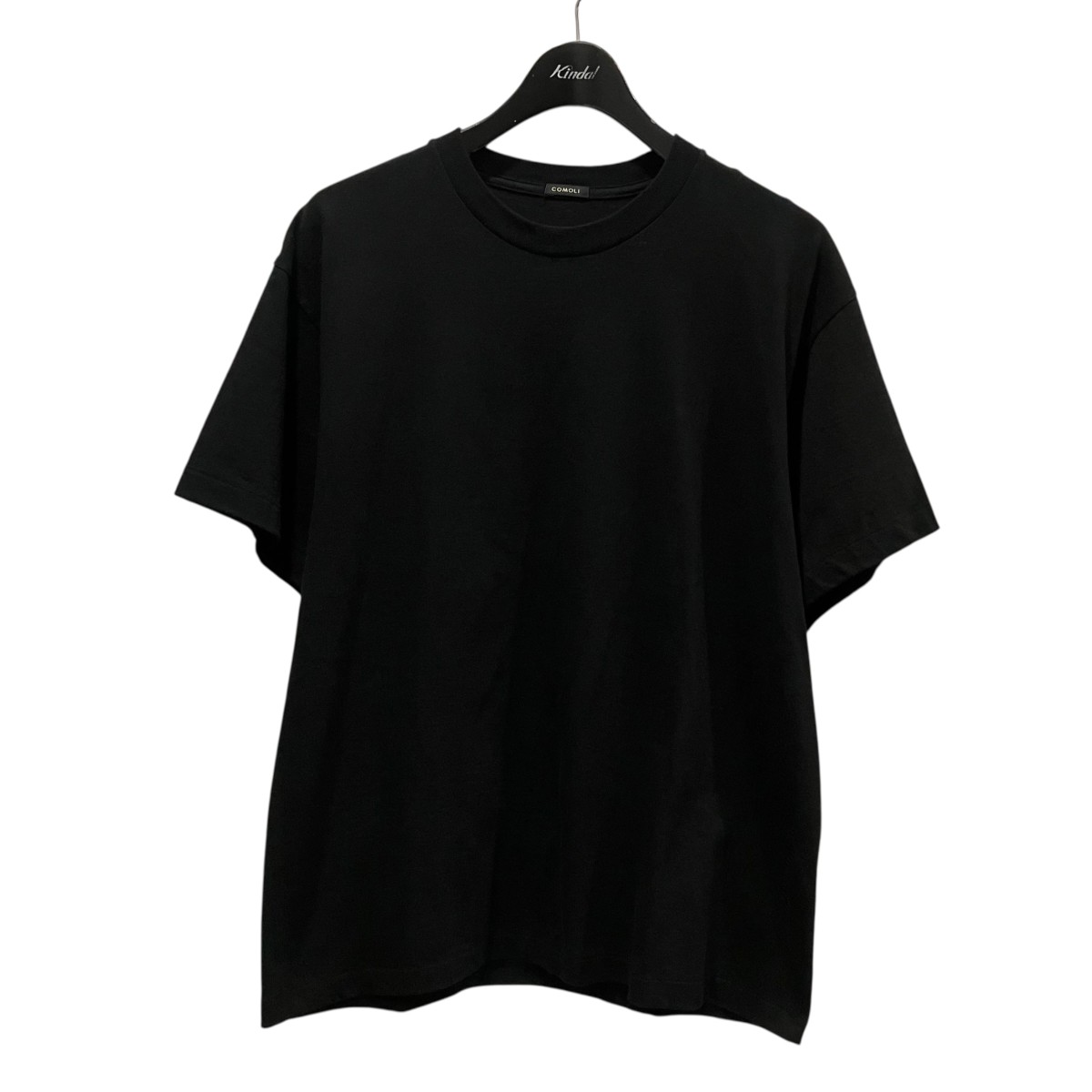 【中古】COMOLI 26SS コットンジャージ 半袖ティーシャツ D01-05014 黒いこと 大きさ：2 【040626】（コモリ）
