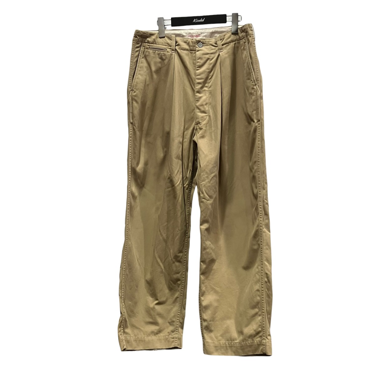 【中古】NICENESS ALBARN 細工物ズボン下 NN-2302T16 ベージュ 大きさ：W32×L28 【040626】（好いたらしいネス）