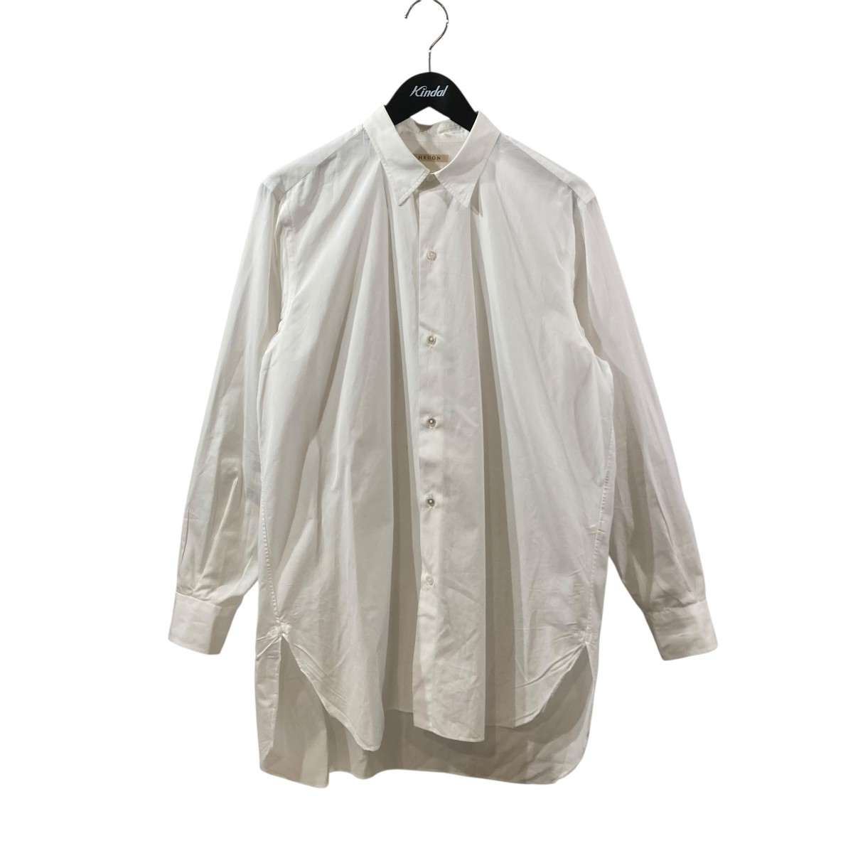 【中古】HUGEN 長袖プルオーバー SHIRT 001 白いこと 大きさ：2 【040626】（ユーゲン）