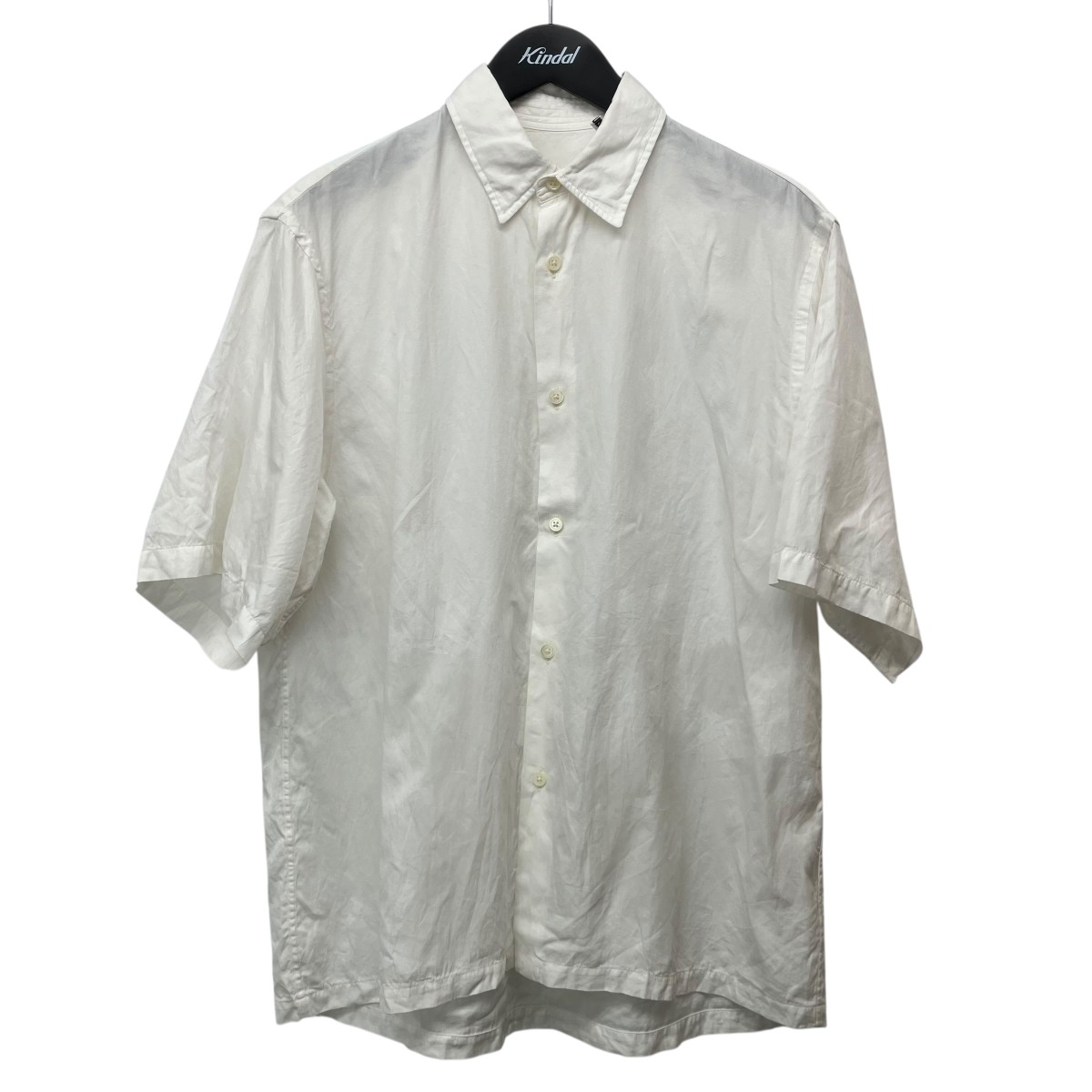 【中古】KAPTAIN SUNSHINE 25SS Plain SS Shirt 半袖プルオーバー KS25SSH15 白いこと 大きさ：36 【040626】（旗がしら太陽光線）