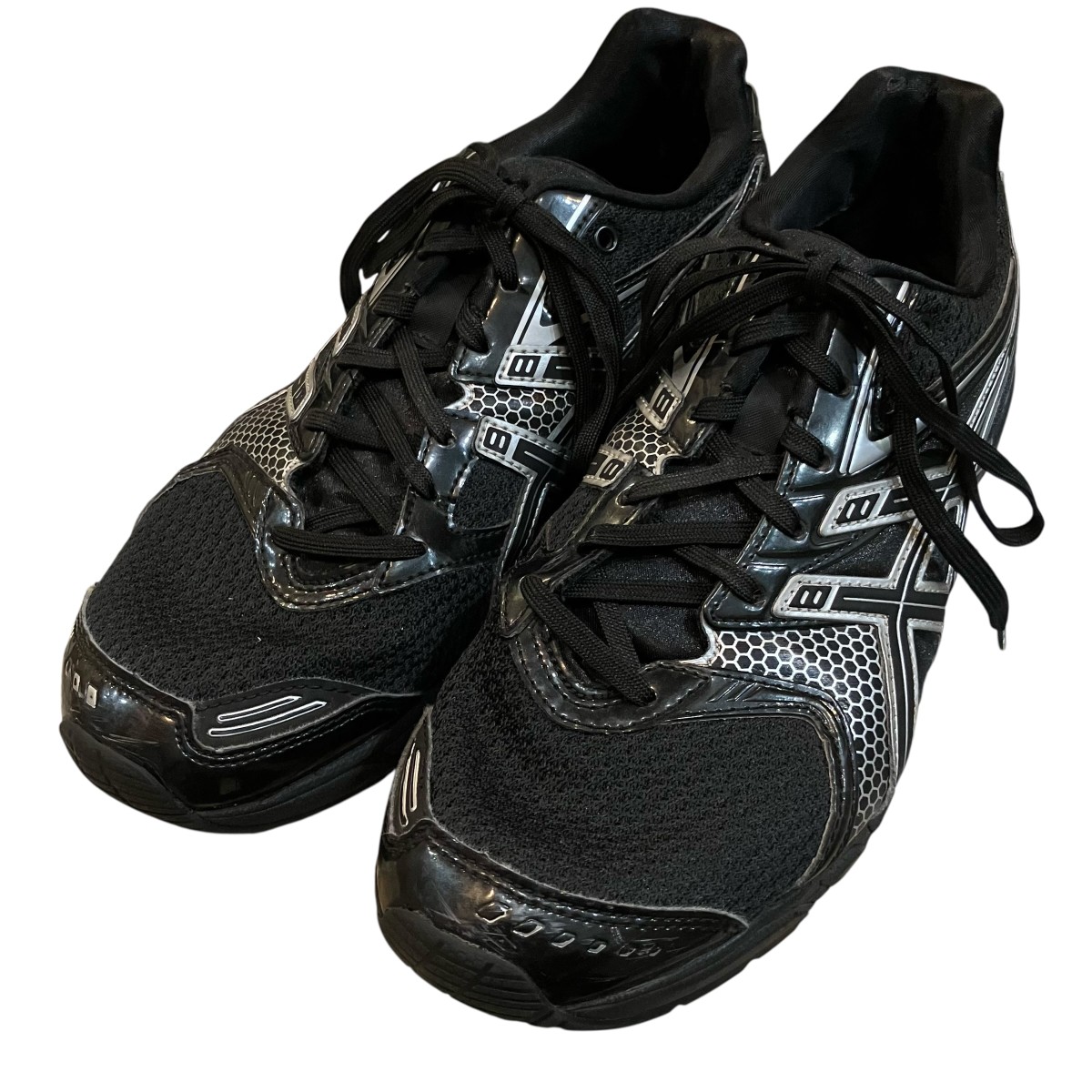 【中古】asics 「GEL DS TRAINER 14」 スニーカー 1203A608 黒いこと 大きさ：27コマーシャル 【050626】（アシックス）