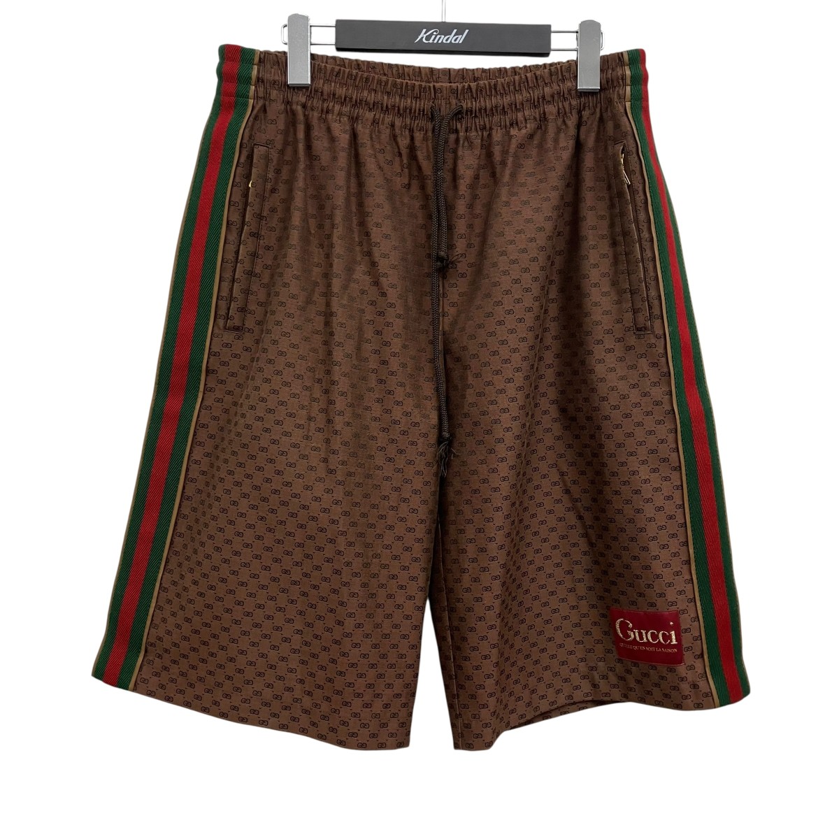 【中古】GUCCI 遊撃手ズボン下 赤銅色 大きさ：L 【050626】（グッチ）