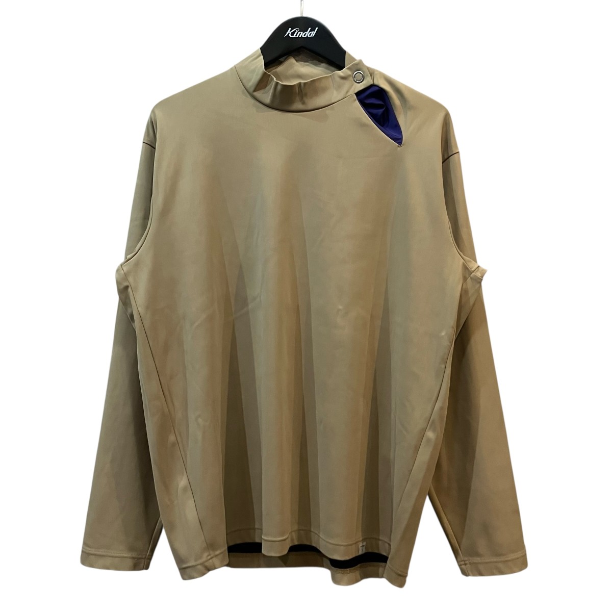 【中古】kolor／BEACON ロングカットソー 21WBM T07238 カーキ 大きさ：1 【050626】（色つや／ビーコン）
