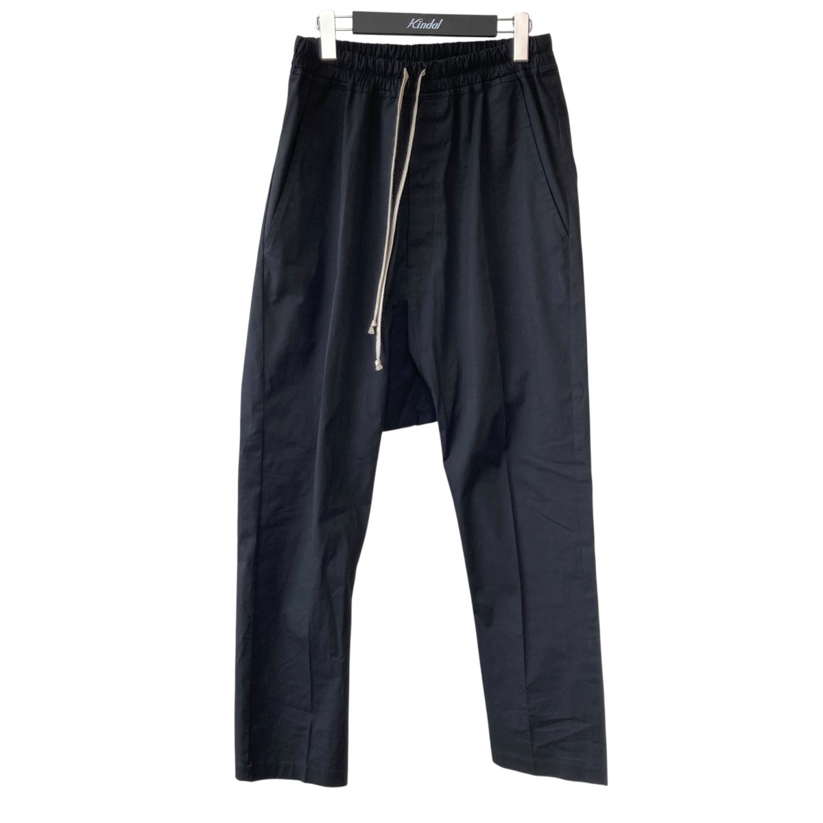 【中古】RICK OWENS DRAWSTRING LONG トラウザーズパンツ RU01F2380-TE 黒いこと 大きさ：48 【050626】（リックオウエンス）