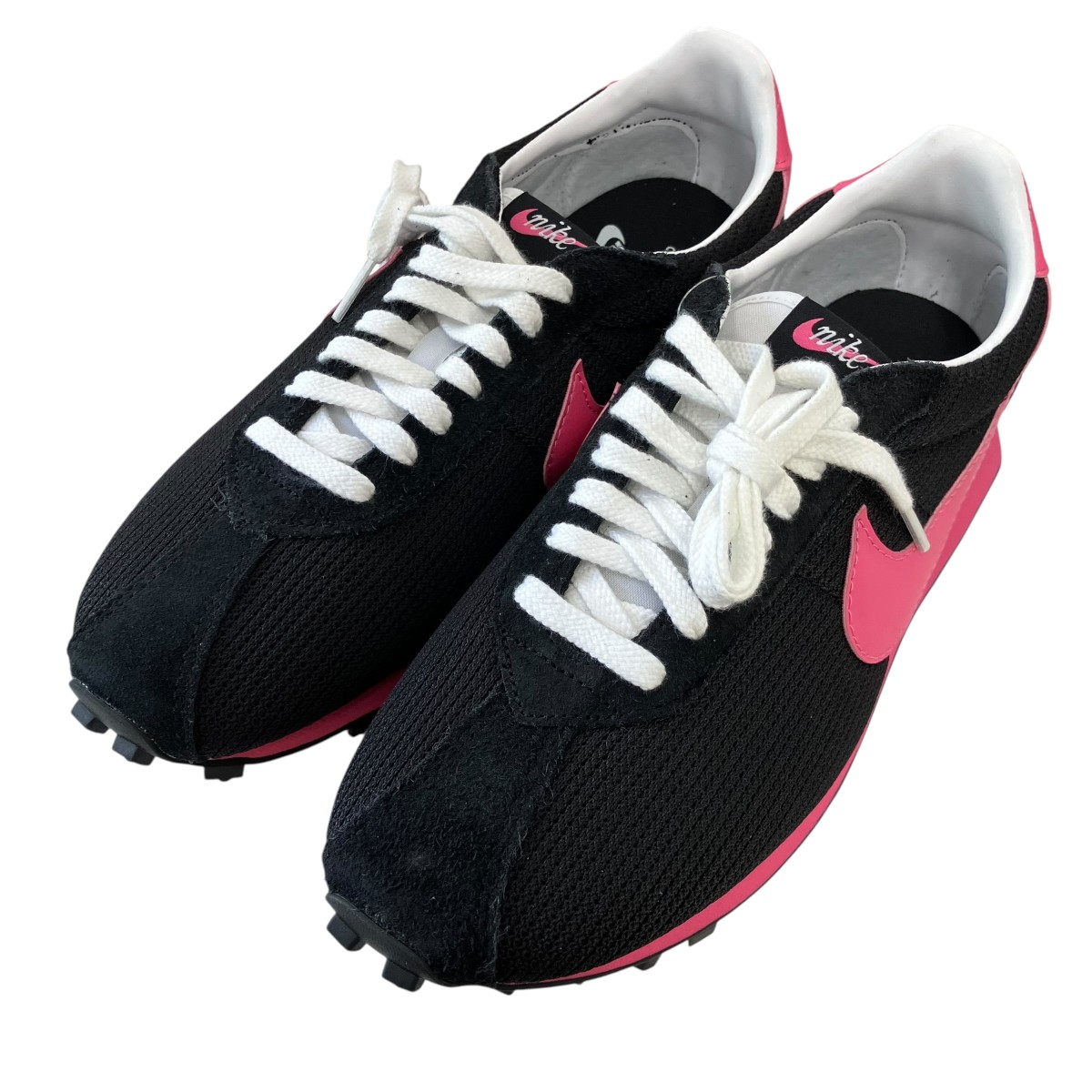 【中古】NIKE×BLACK COMME des GARCONS 26SS LD-1000 SP ローカットスニーカー IU7936-001 黒いこと×肝ったまさくら色 大きさ：27.0珊 【040626】（ナイキ×ブラックコムデギャルソン）
