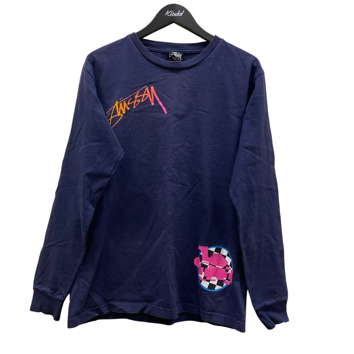 【中古】stussy 長袖ティーシャツ 米国海軍 大いさ：L 【040626】（ステューシー）