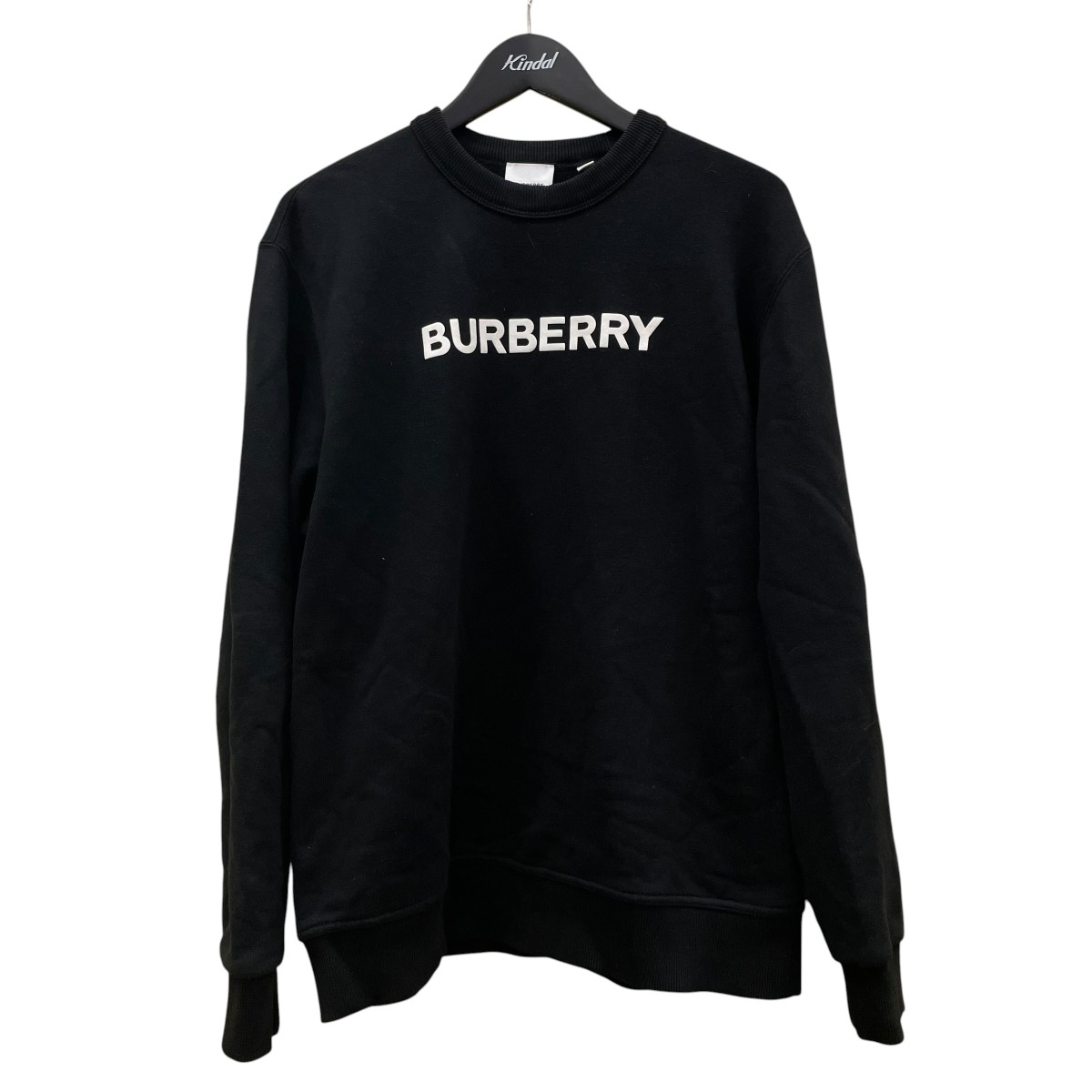 【中古】BURBERRY クルーネックスウェット 8055312 黒いこと 大きさ：M 【040626】（赤ちょうちんバリー）