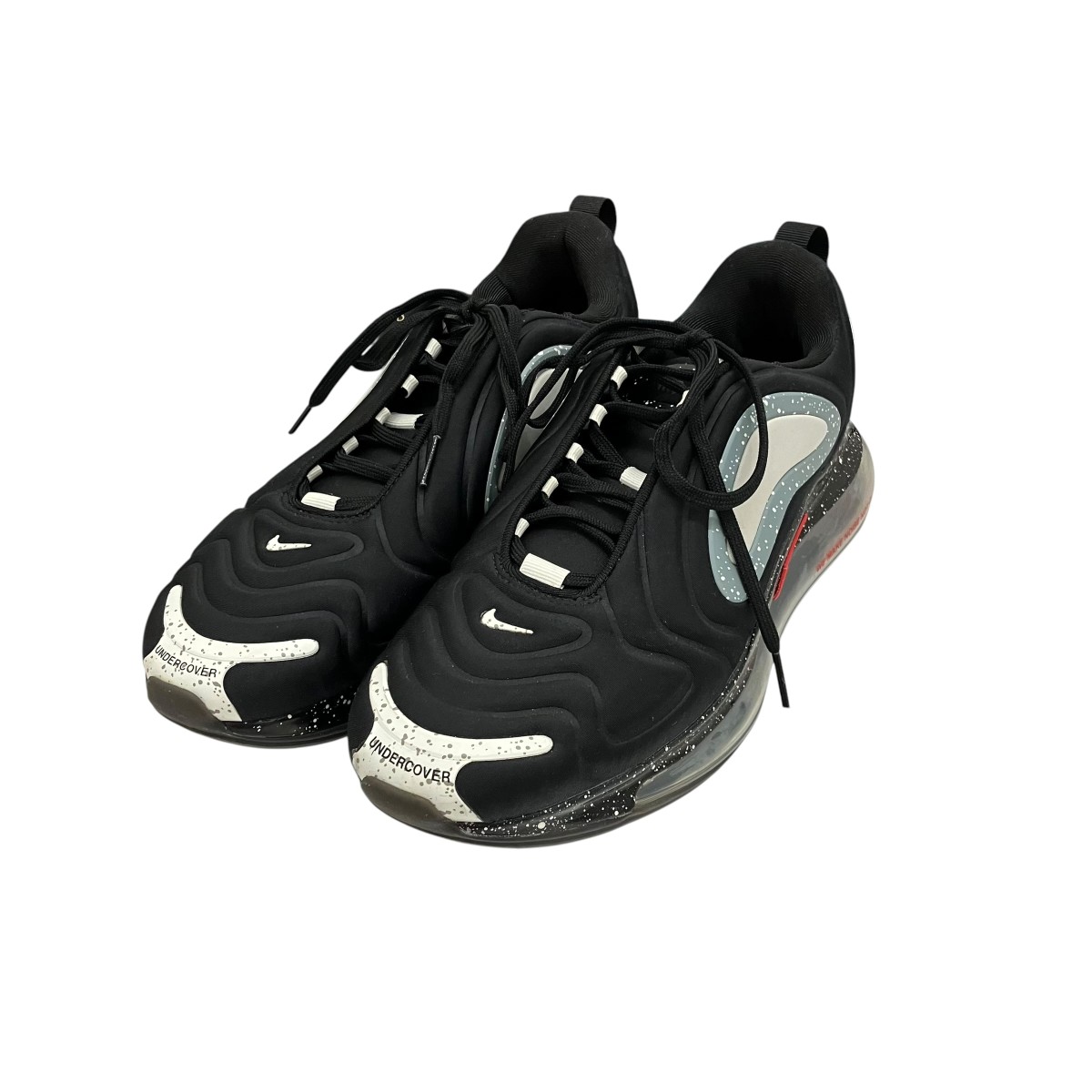 【中古】UNDERCOVER×NIKE 【AIR MAX 720】 スニーカー CN2408-001 黒いこと×白いこと 大きさ：27珊 【040626】（アンダー取りまかなう×ナイキ）