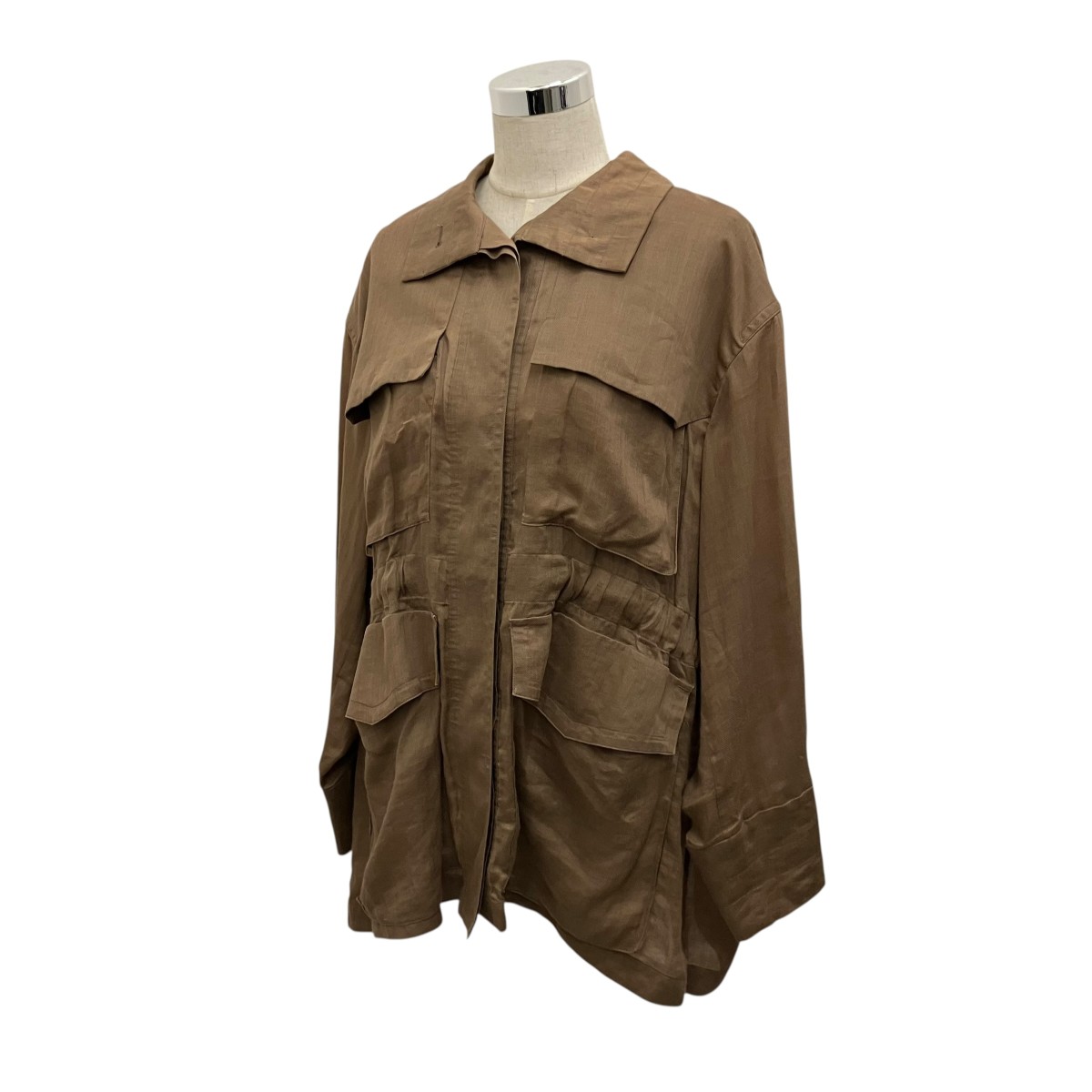 【中古】Chaos GLフロマージュリネンブルゾン CH207012ER 赤銅色 大いさ：FREE 【040626】（騒々しい混乱）