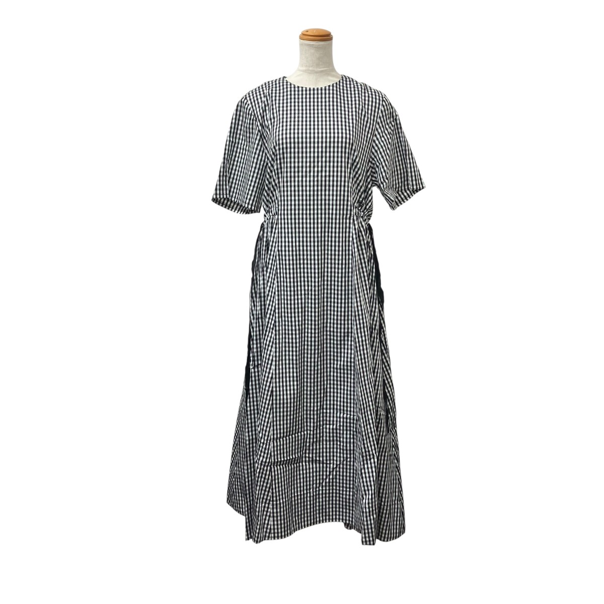 【中古】THE 9 SHOP EVERYDAY DRESS  breeze 衣装 T9S-OP05-check 黒いこと×白いこと 大きさ：L 【050626】（ザナインショップ）