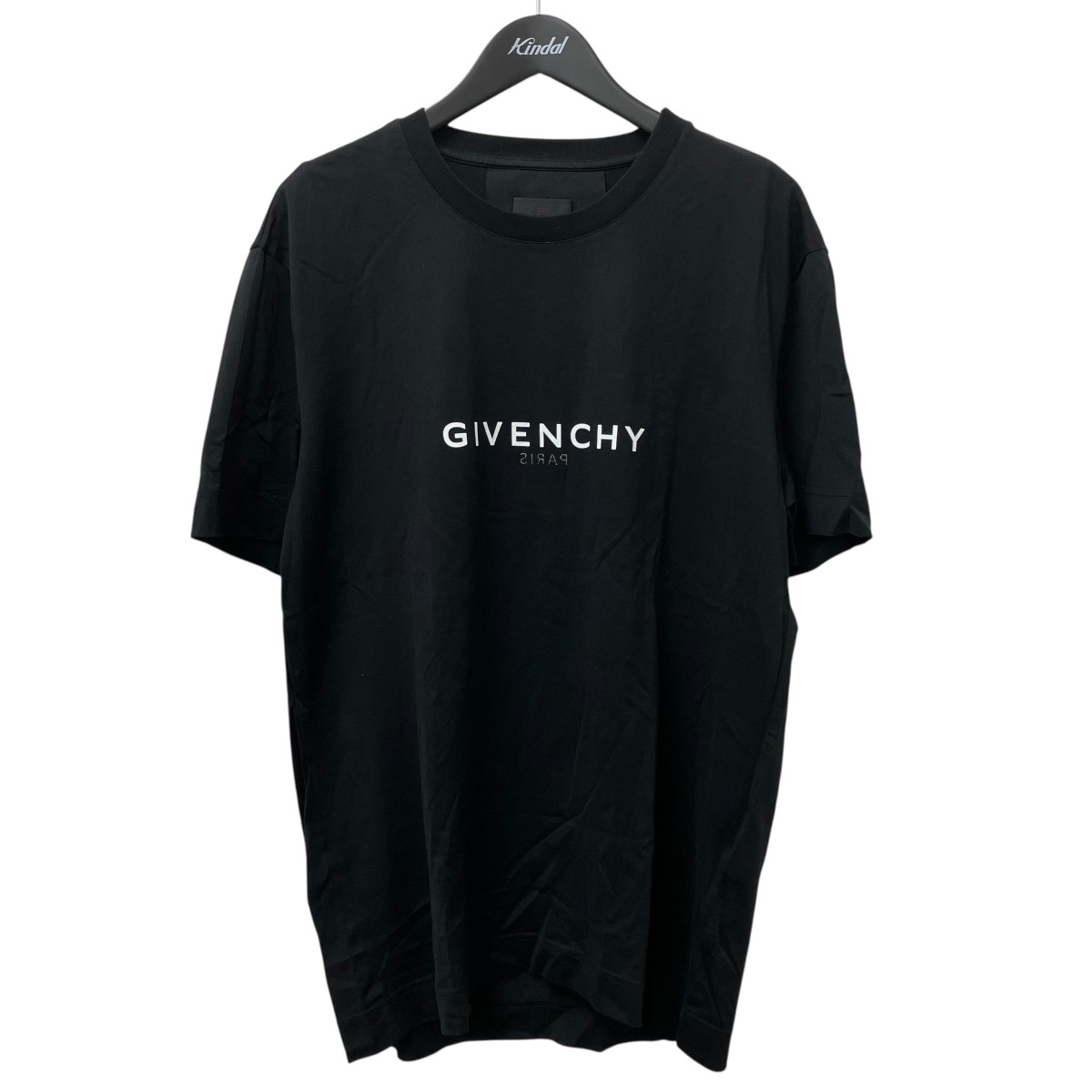 【中古】GIVENCHY 23SS レターロゴプリントプルオーバー BM71653Y68 黒いこと 大きさ：XXL 【050626】（ジバンシィ）
