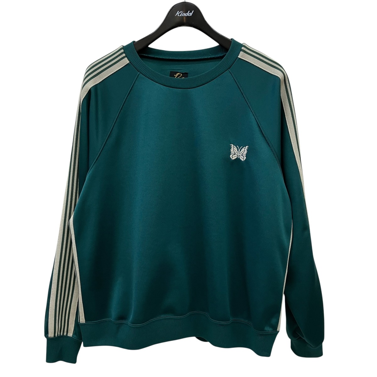 【中古】Needles クルーネックスウェット LQ386 緑であること 大きさ：S 【050626】（ニードルズ）