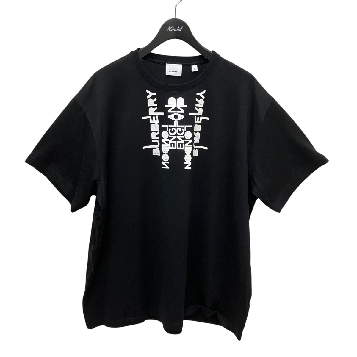【中古】BURBERRY 半袖ティーシャツ CNSOUFOU1QUA 黒いこと 大きさ：XL 【050626】（赤ちょうちんバリー）