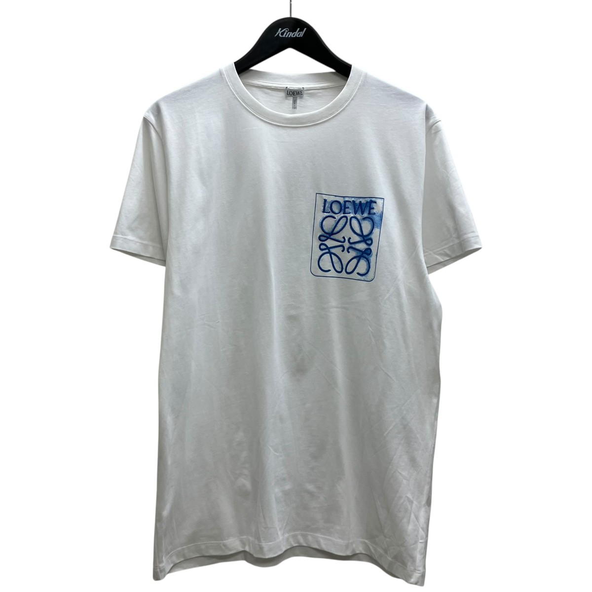 【中古】LOEWE アナ瓦ティーシャツ 白いこと 大いさ：L 【050626】（ロエベ）