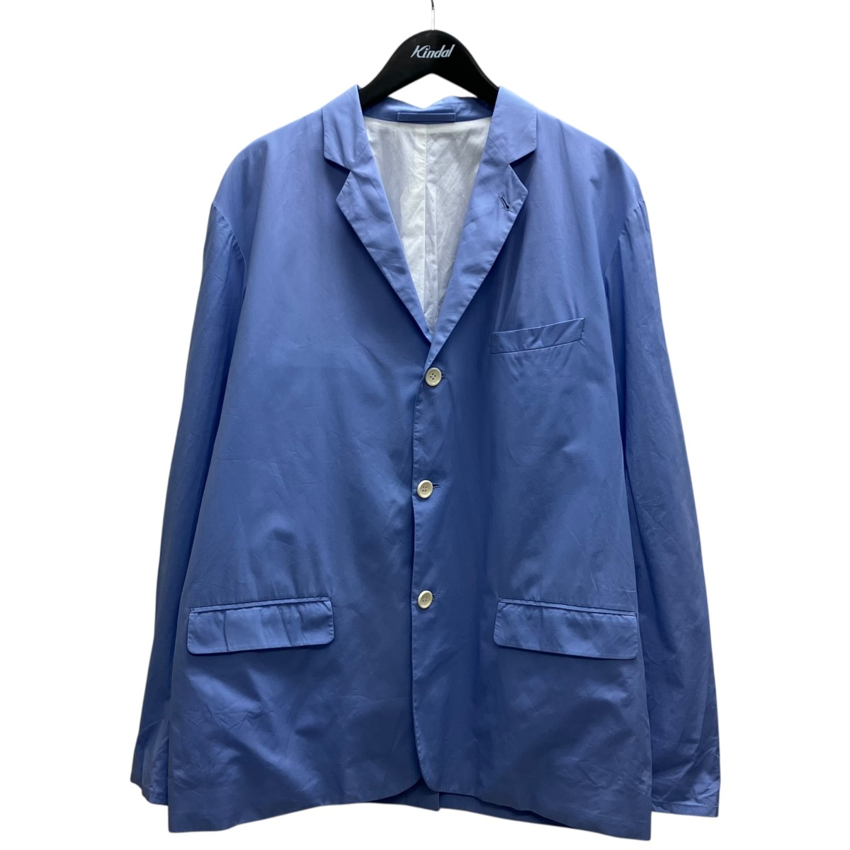 【中古】Graphpaper　Original Typewriter Jacket テーラードジャケット ブルー サイズ：1 【180726】（グラフペーパー）｜ブランド古着のカインドオル