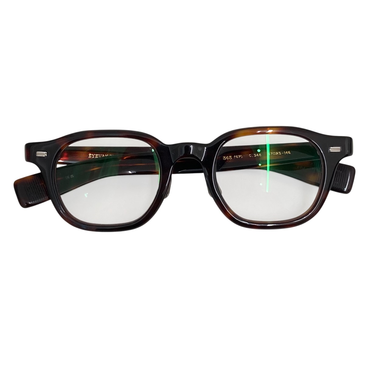 【中古】EYEVAN 7285 メガネ 343 赤銅色 大きさ：47□23 【050626】（アイヴァン）