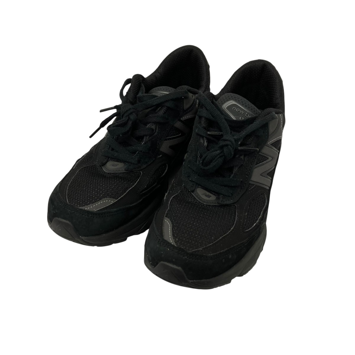 【中古】NEW BALANCE ローカットスニーカー 黒いこと 大きさ：25糎 【050626】（ニュー平衡にする）