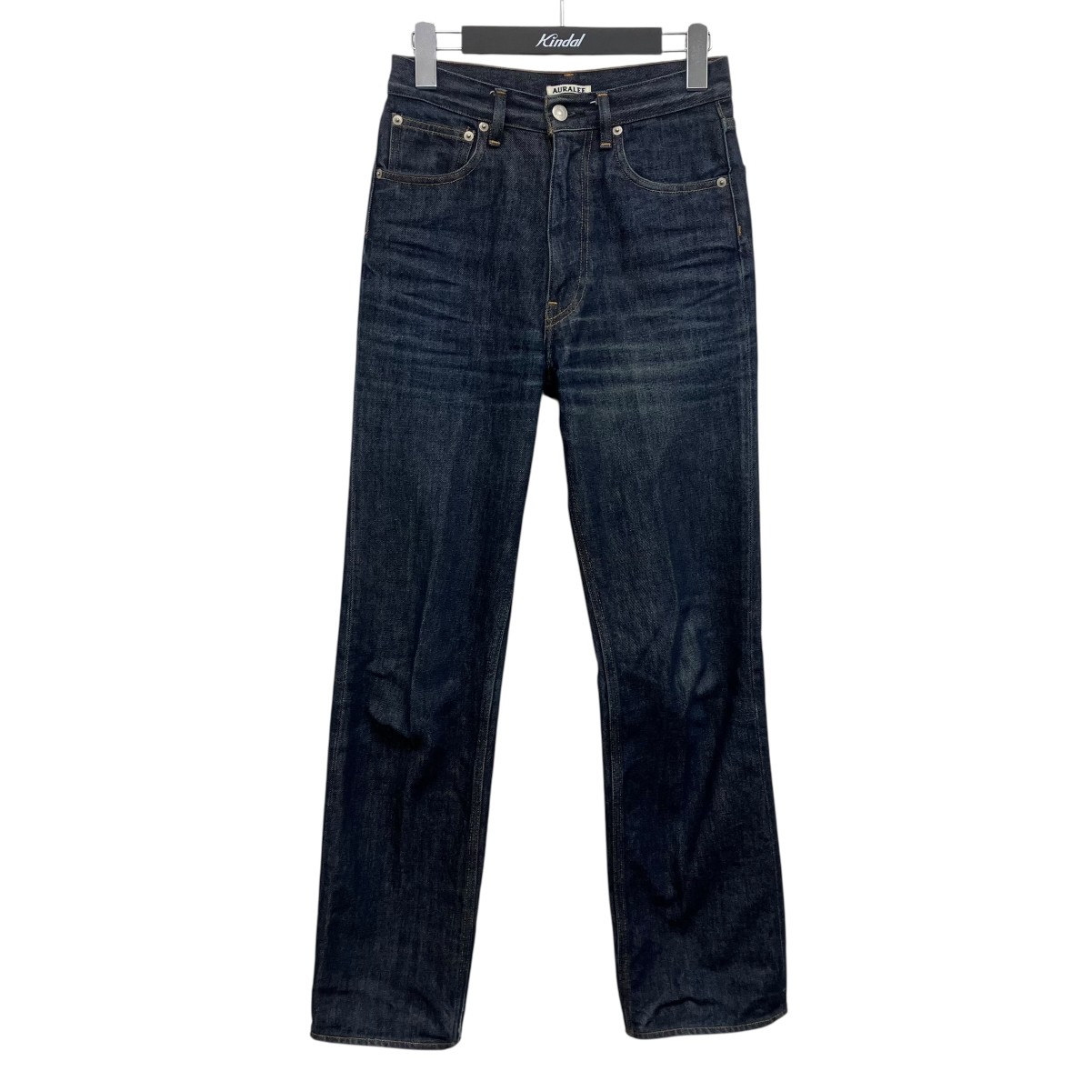 【中古】AURALEE HARD TWIST DENIM 5P PANTS ジーンズズボン下 インディゴ 大きさ：24 【050626】（オーラリー）