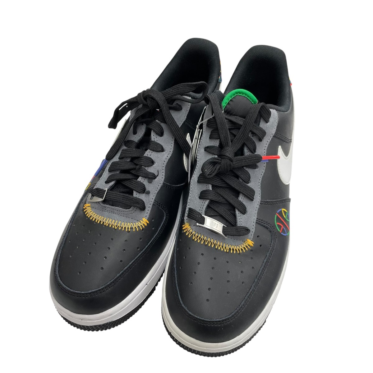 【中古】NIKE AIR FORCE 1 スニーカー DC1483-001 黒いこと 大きさ：27.5 【050626】（ナイキ）