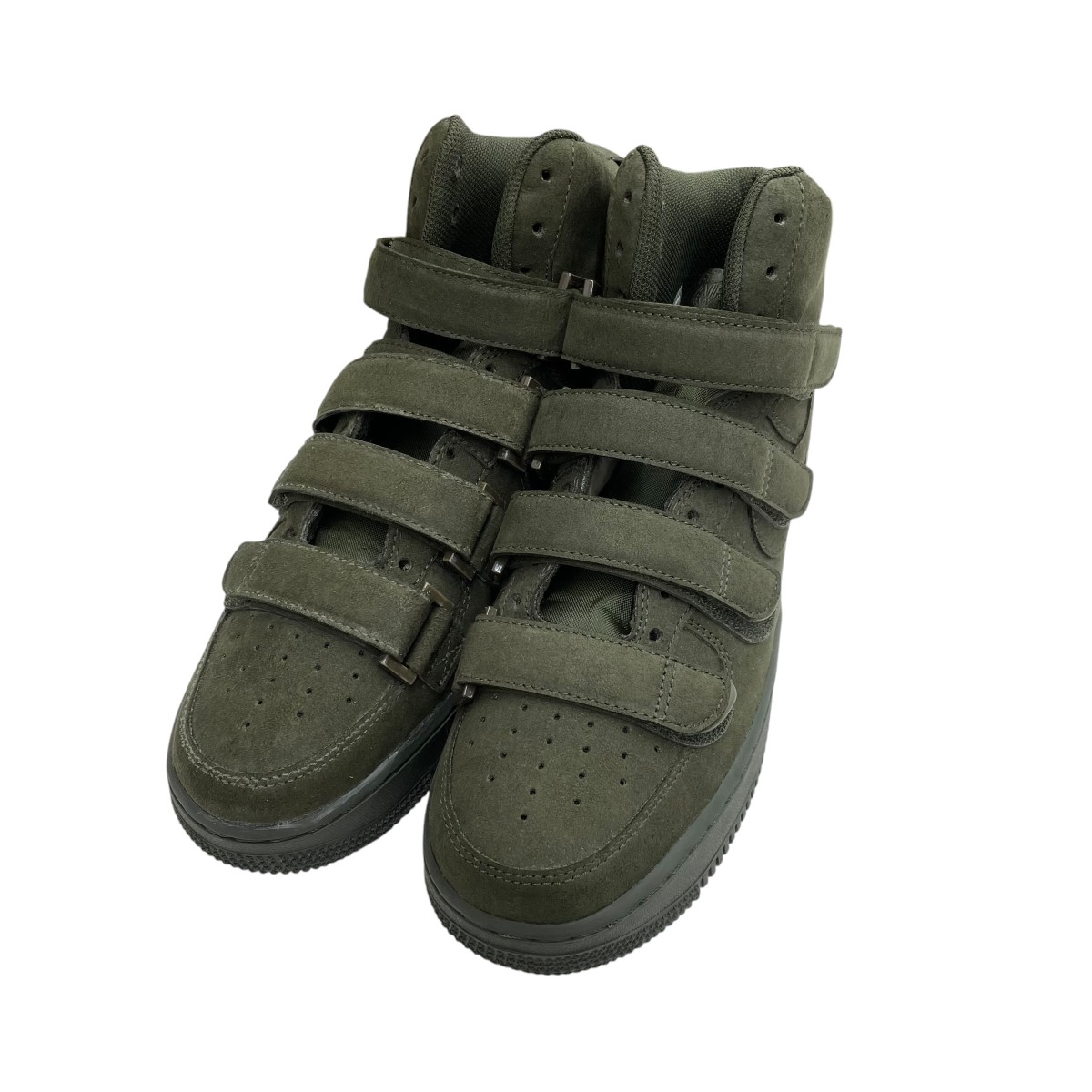 【中古】NIKE×Billie Eilish AIR FORCE 1 HIGH スニーカー DM7926-300 オリーブ 大きさ：27.5 【050626】（ナイキ×ビリーアイリッシュ）