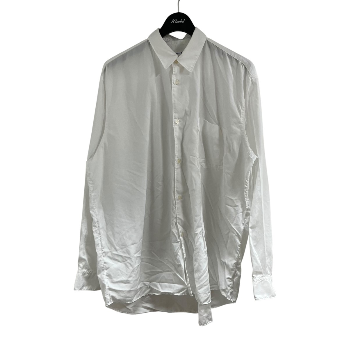 【中古】COMME des GARCONS SHIRT ロングスリーブポケットシャツ 白いこと 大きさ：S 【050626】（コムデギャルソンシャツ）