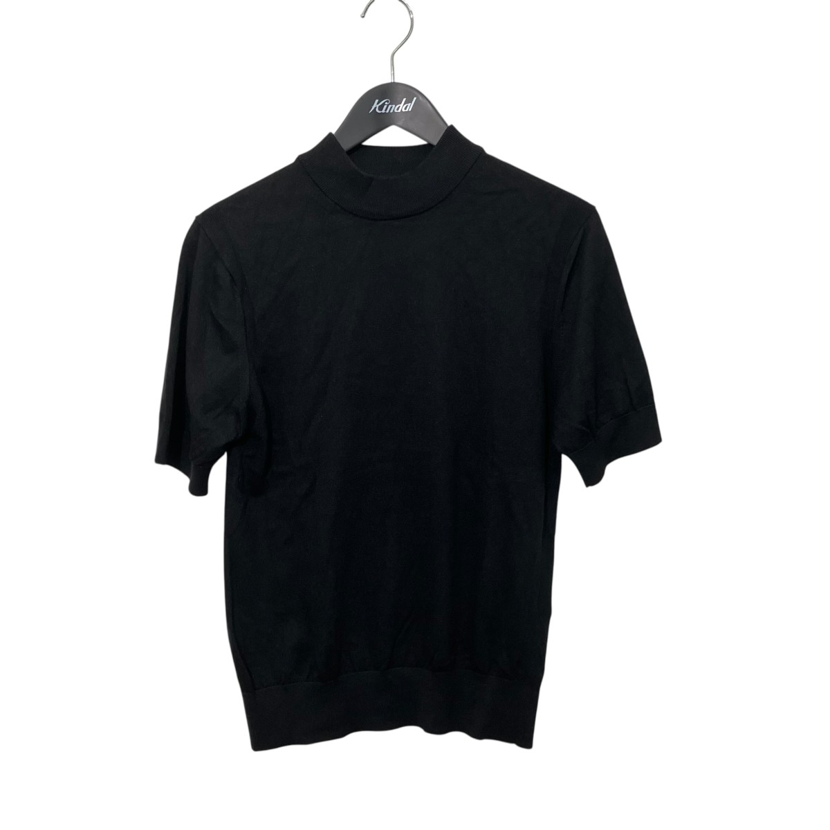 【中古】AOURE セレーサカルメン ニットティーシャツ 半袖編み物 AMNT251010 黒いこと 大いさ：S 【050626】（アウール）