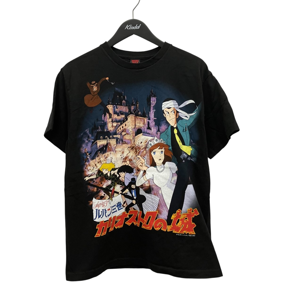 【中古】GEEKS RULE×ルパン三世 刷り上げるティーシャツ 黒いこと 大きさ：M 【050626】（ギークス 定まり×ルパン三世）