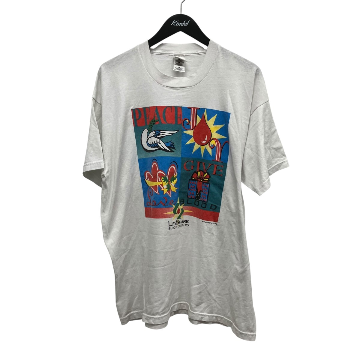 【中古】FRUIT OF THE LOOM 90s 刷り上げるティーシャツ 白いこと 大きさ：XL 【050626】（フルーツオブザルーム）