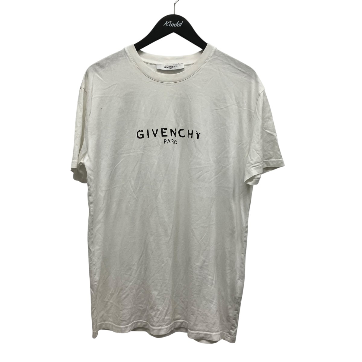 【中古】GIVENCHY 不都合工業ロゴタイプ刷り上げるティーシャツ BW70603Z0Y 白いこと 大きさ：XS 【050626】（ジバンシィ）