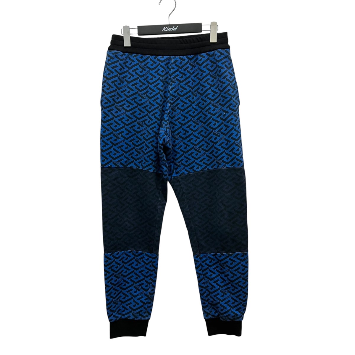 【中古】VERSACE 総柄スウェットパンツ 1004187 青碧 大きさ：S 【050626】（ヴェルサーチ）