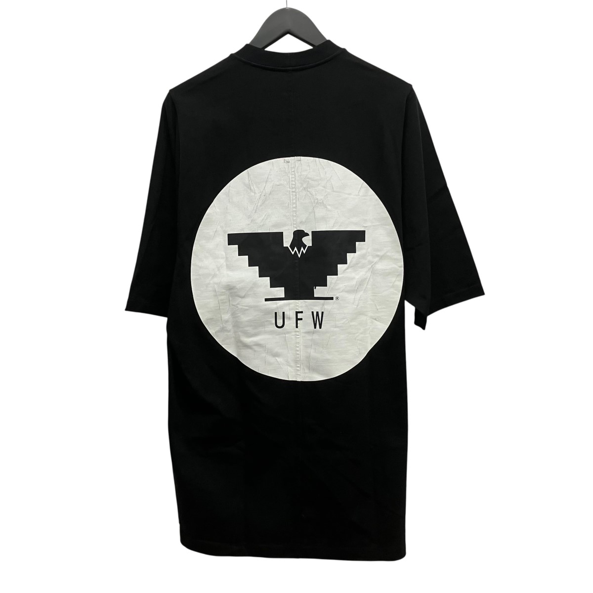【中古】RICK OWENS うしろ側刷り上げるティーシャツ RR20S7282 黒いこと 大きさ：S 【050626】（リックオウエンス）