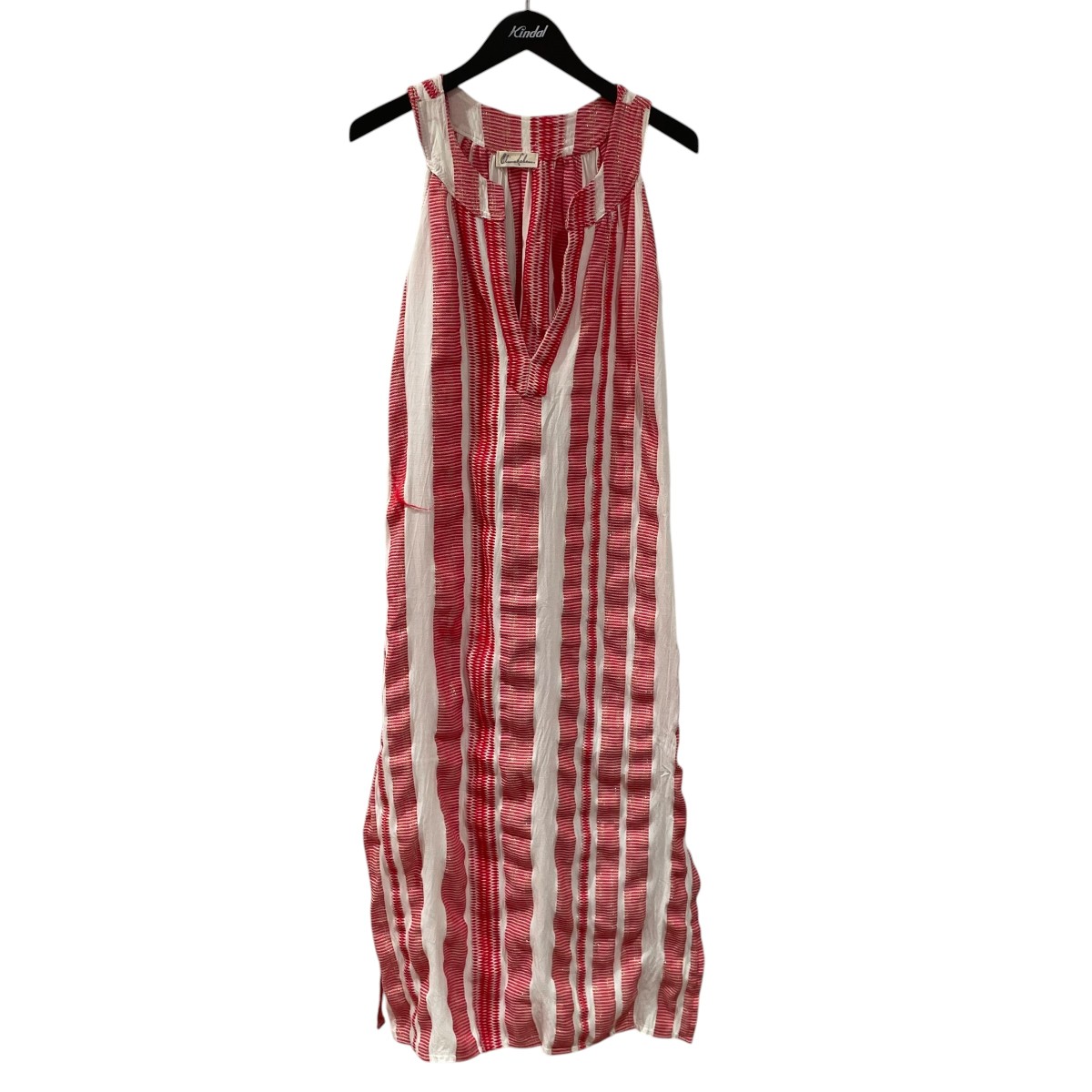 【中古】ELINA LEBESSI ノースリーブ衣裳 29EL0DRESS6 赤いこと 大きさ：書きあらわす皆無 【050626】（エリナ レベッシ）