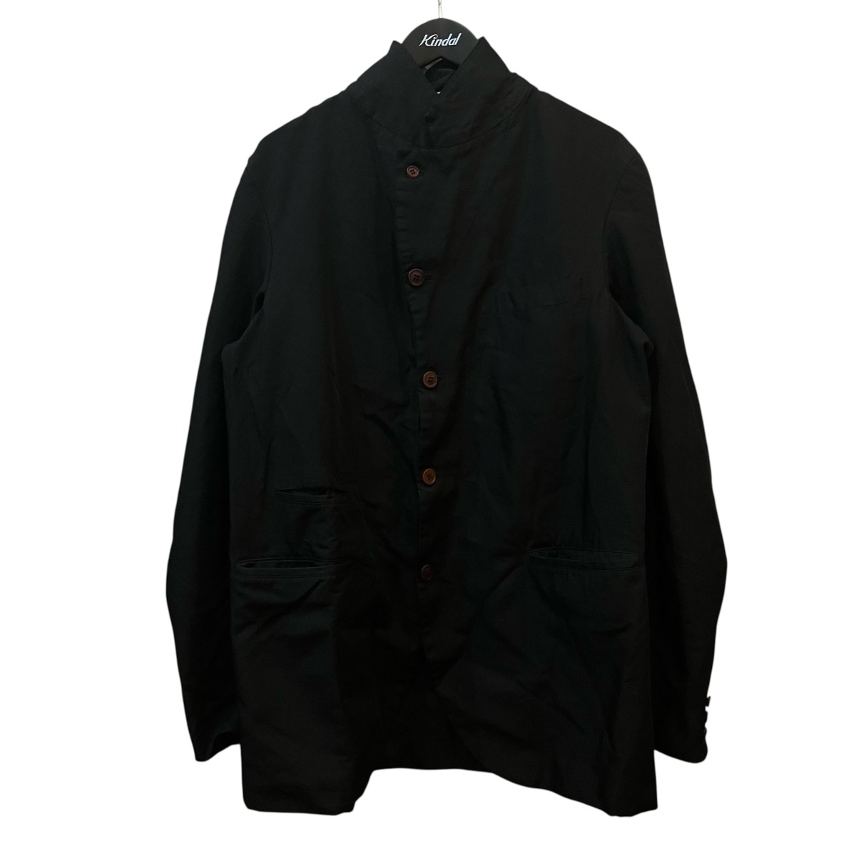 【中古】COMME des GARCONS HOMME PLUS 25SS ポリ縮樹 テーラードジャケット PZ J008 黒いこと 大いさ：L 【060626】（コムデギャルソンオムプリュス）