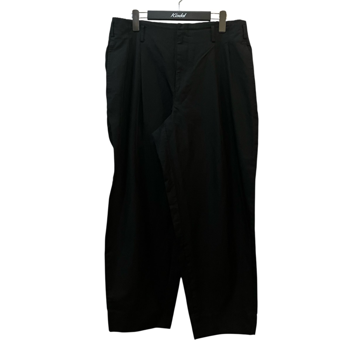 【中古】COMME des GARCONS HOMME PLUS 25SS エステルツイル生産品染産業 ズボン下 PZ P006 黒いこと 大きさ：L 【060626】（コムデギャルソンオムプリュス）