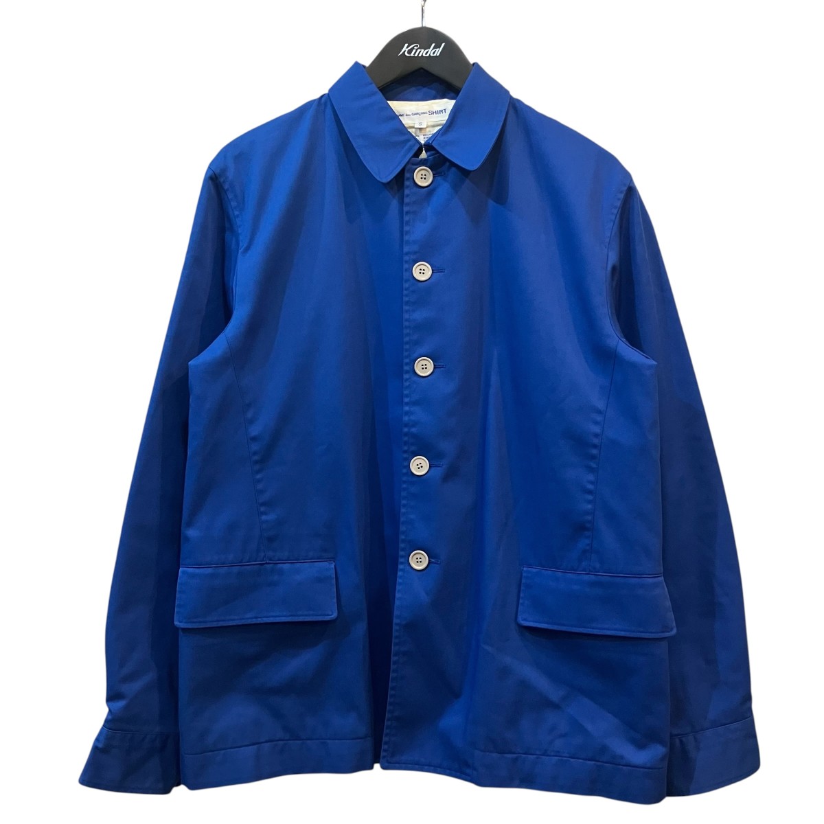 【中古】COMME des GARCONS SHIRT ワークシャツジャケット 青色 大きさ：S 【060626】（コムデギャルソンシャツ）