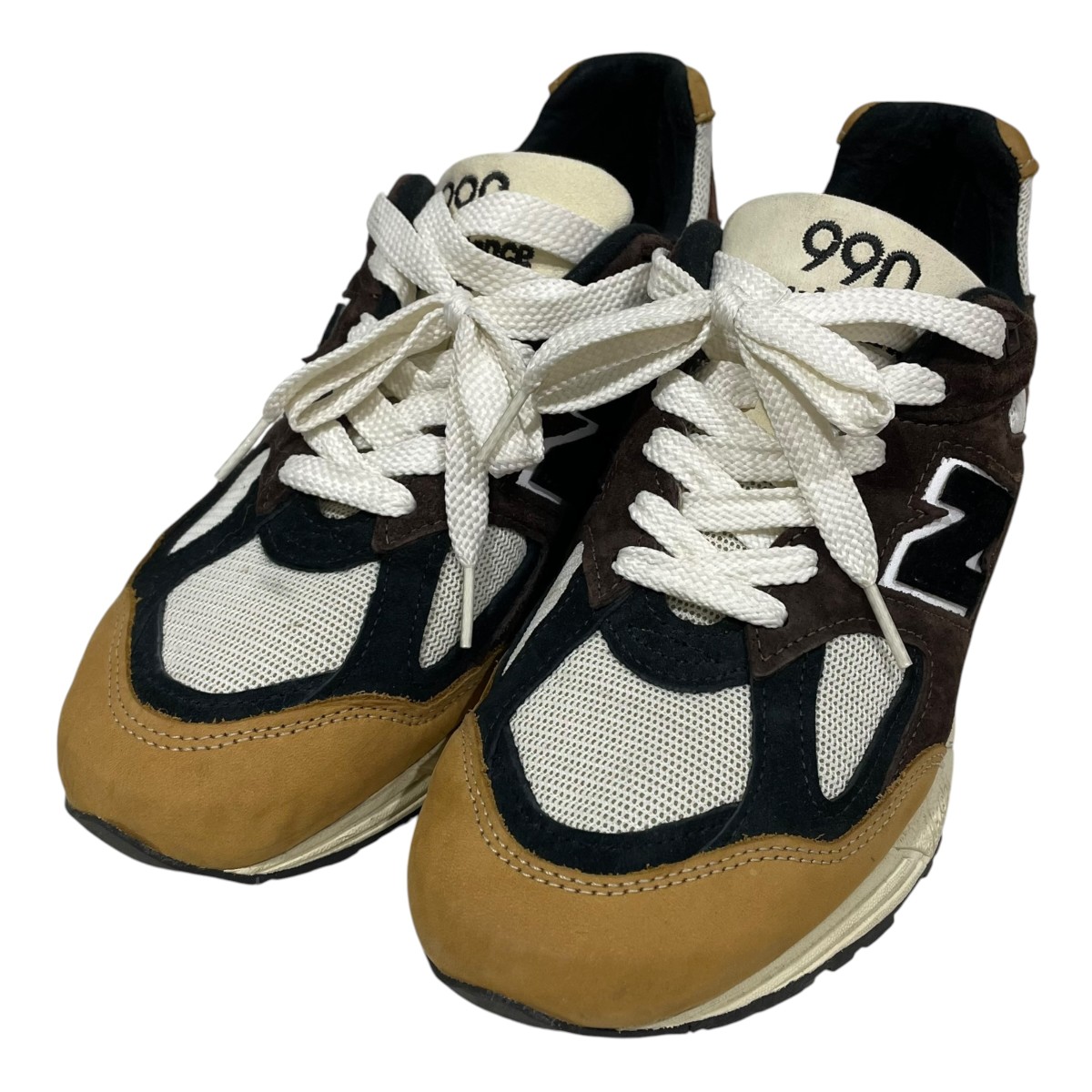 【中古】NEW BALANCE スニーカー M990BB2 MADE IN USA 赤銅色・ベージュ他 大きさ：27.5糎 【060626】（ニュー平衡にする）