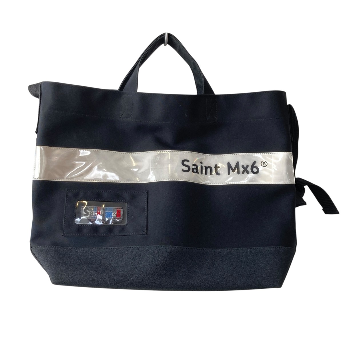 【中古】SAINT MICHAEL トートバッグ SM-A23-0000-060 黒いこと 【060626】（仙マイケル）