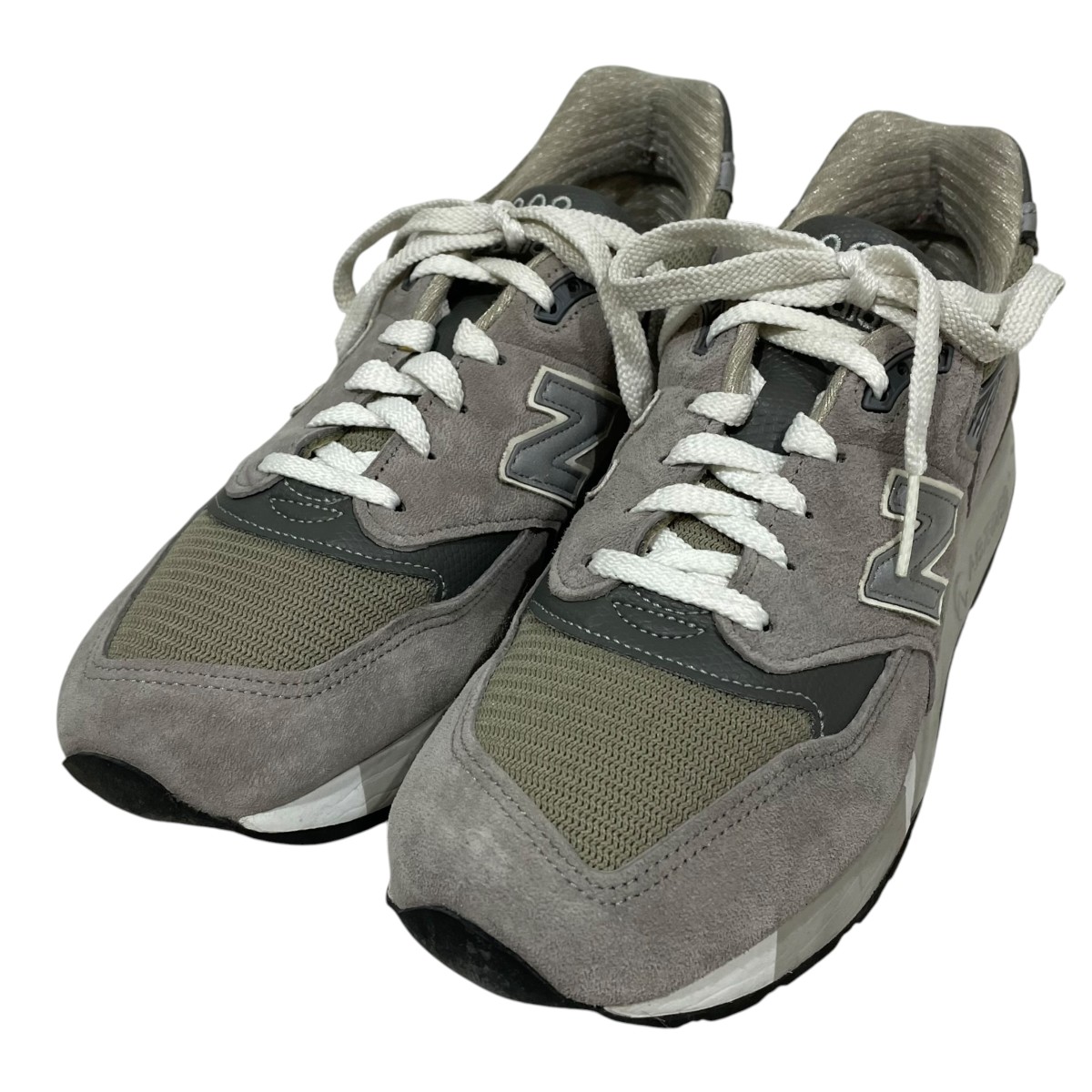 【中古】NEW BALANCE スニーカー M998 MADE IN USA 薄墨色 大きさ：26珊 【060626】（ニュー平衡にする）