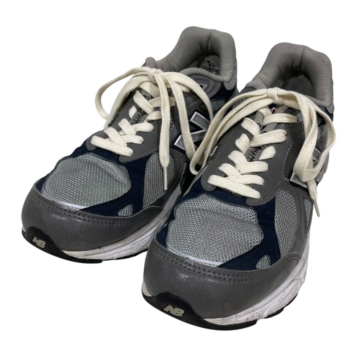 【中古】NEW BALANCE スニーカー M990GJ3 MADE IN USA 薄墨色 大きさ：26珊 【060626】（ニュー平衡にする）