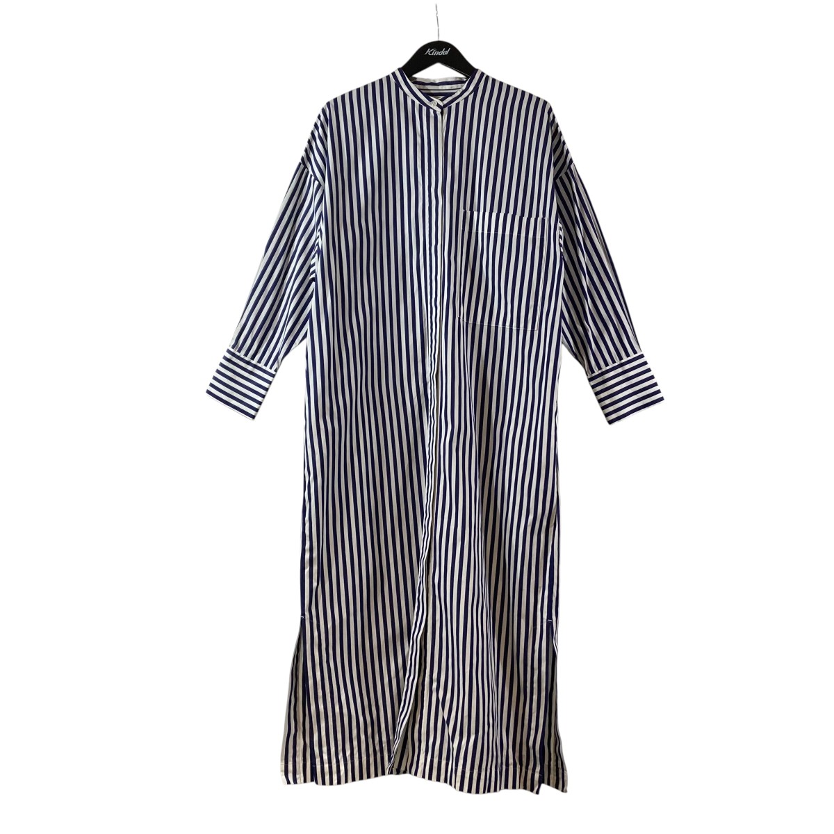 【中古】SACRA 縞模様 プルオーバー衣装 123112041 白いこと×青色 大きさ：38 【060626】（桜）