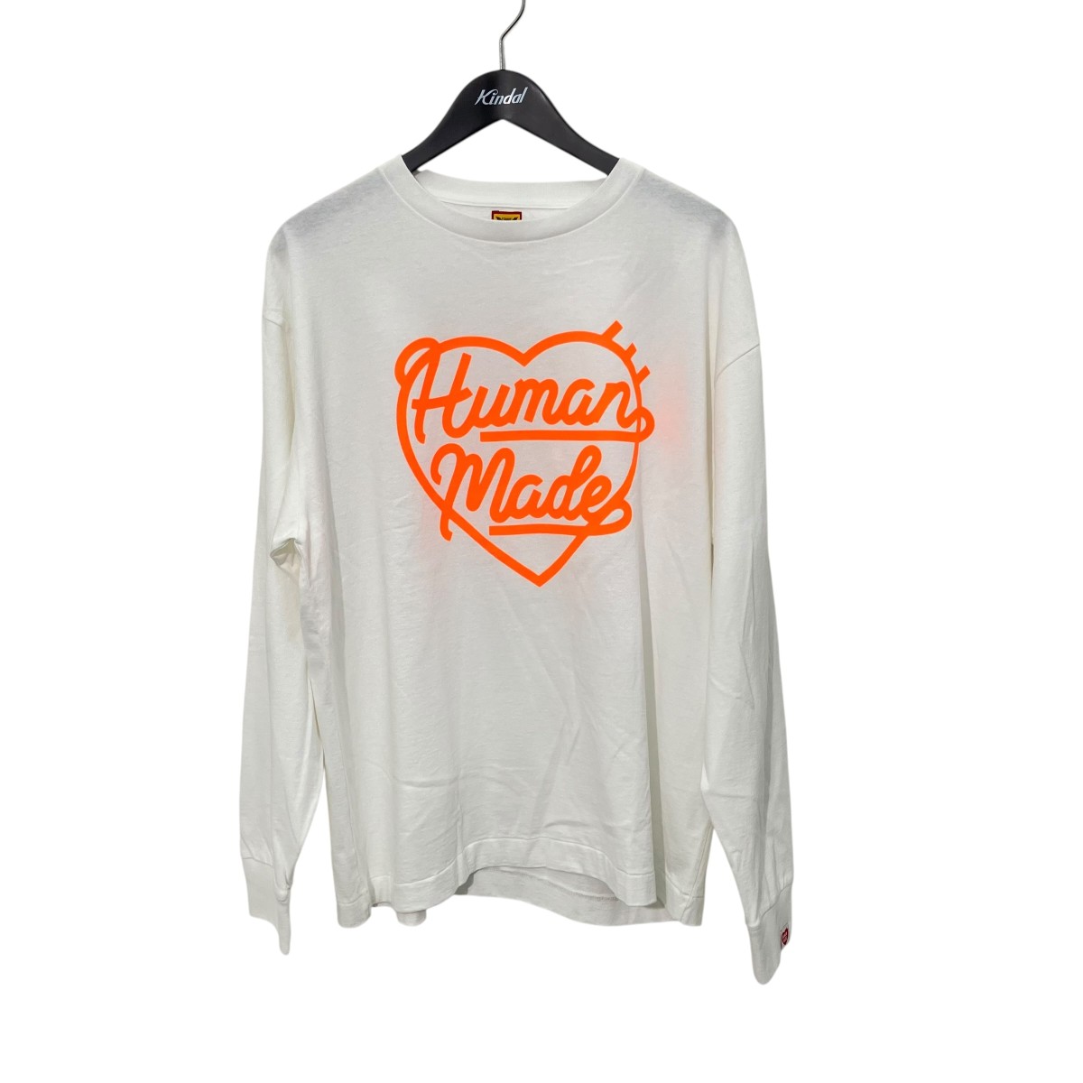 【中古】HUMAN MADE ロング衣袂ティーシャツ 白いこと 大きさ：XL 【060626】（ヒューマンお手伝いさん）