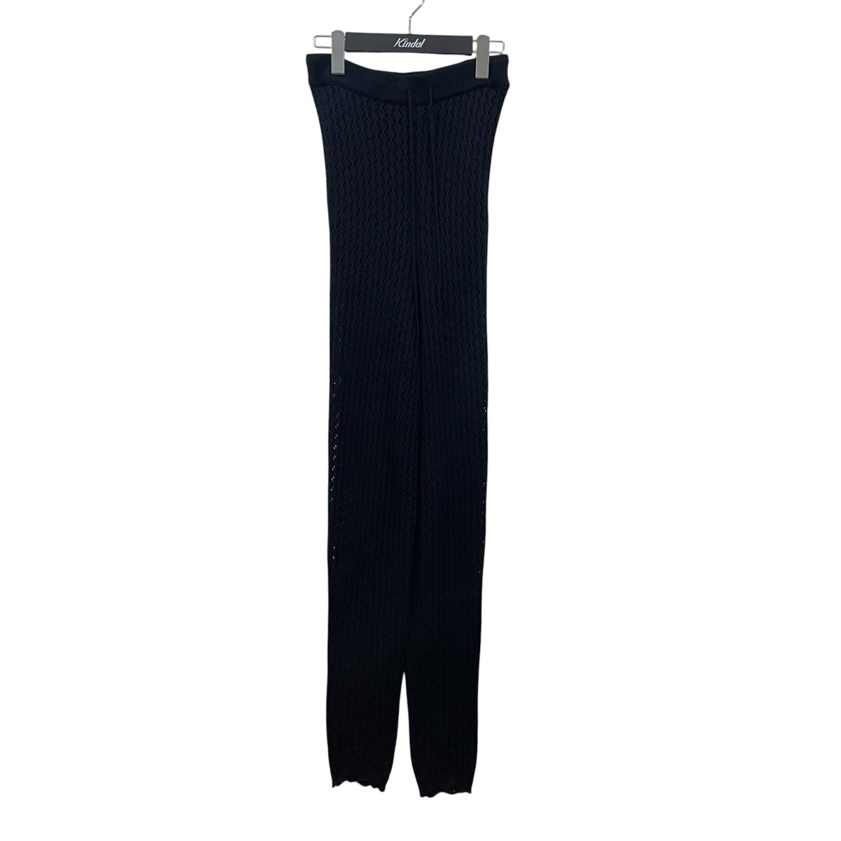 【中古】pelleq 編み物ズボン下 KP0602SS21 黒いこと 大きさ：34 【060626】（ペレック）