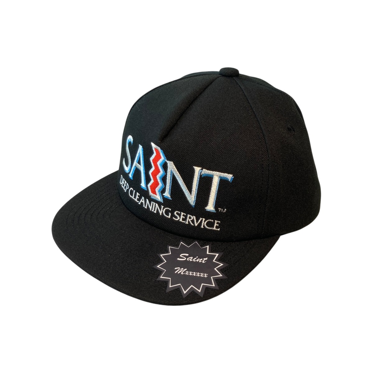【中古】SAINT MICHAEL 26SS CAP SAINT 旗がしら SM-MK8-0000-079 黒いこと 大いさ：os 【060626】（仙マイケル）