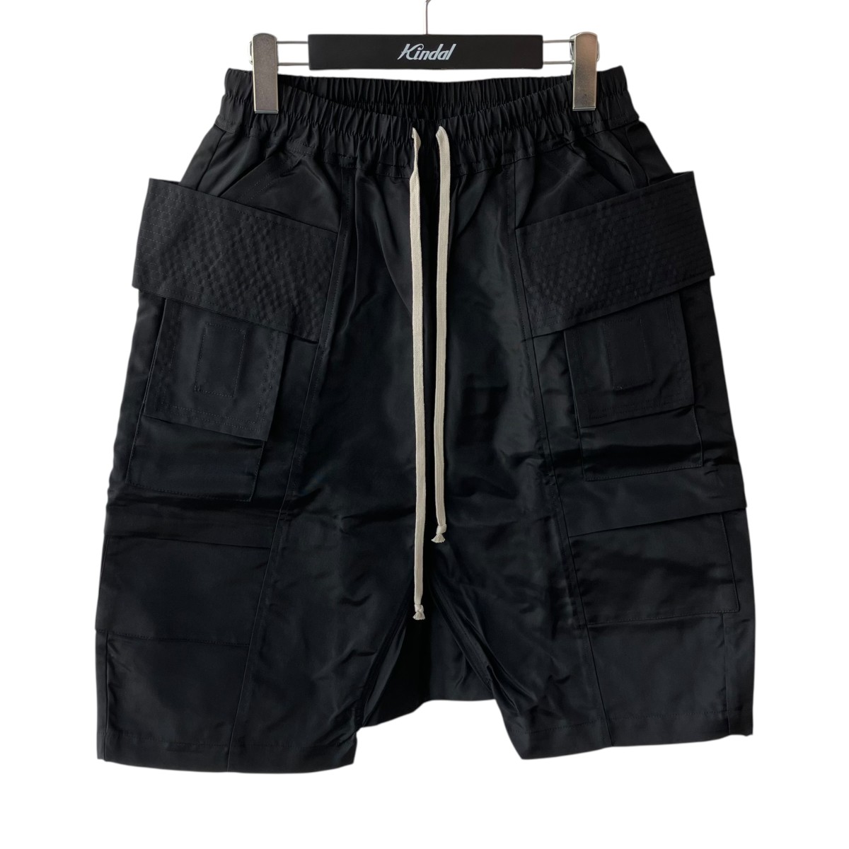 【中古】RICK OWENS CREATCH CARGO PODS カーゴショートパンツ DU02E7382-NCV 黒いこと 大いさ：S 【060626】（リックオウエンス）