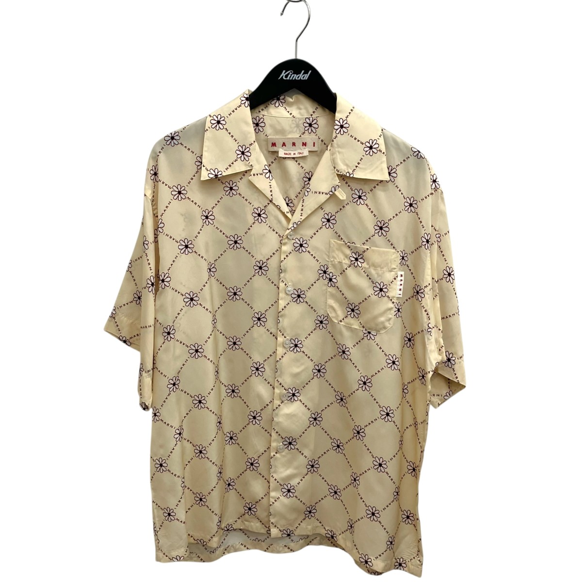 【中古】MARNI 半袖プルオーバー CUMU0213A0 UTV894 ベージュ 大きさ：46 【060626】（マルニ）