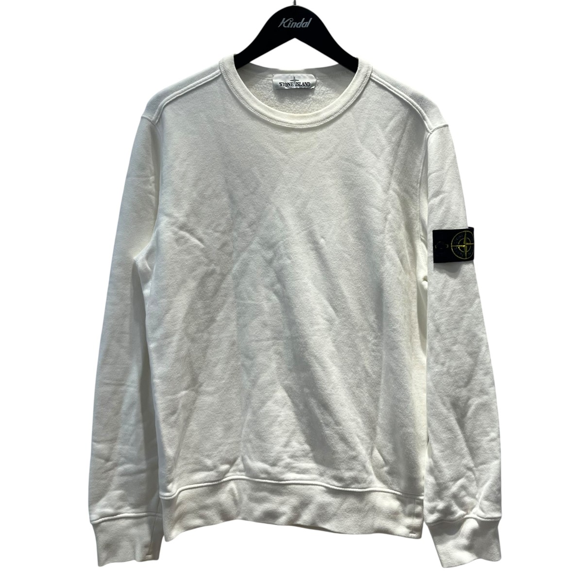 【中古】STONE ISLAND 汗水 711562720 白いこと 大きさ：M 【040626】（ストーンアイランド）